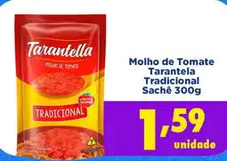 Pão de Mel Molho de Tomate Tarantela Tradicional Sachê oferta