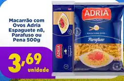 Pão de Mel Macarrão com Ovos Adria Espaguete n8, Parafuso ou Pena oferta