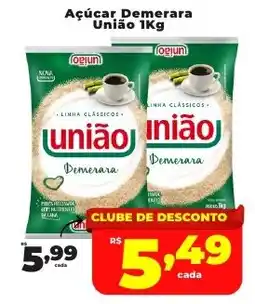 Rede uniforça Açúcar Demerara União oferta