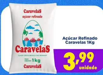 Pão de Mel Açúcar Refinado Caravelas oferta