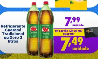 Pão de Mel Refrigerante Guaraná Tradicional ou Zero oferta