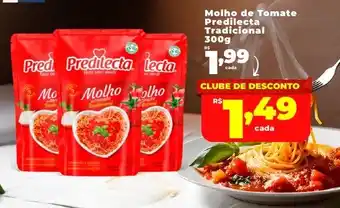 Rede uniforça Molho de Tomate Predilecta Tradicional oferta