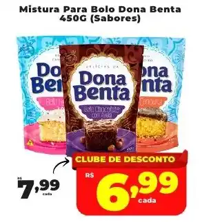 Rede uniforça Mistura Para Bolo Dona Benta oferta