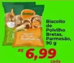 Supermercados Bretas Biscoito de Polvilho Bretas, Parmesão, oferta