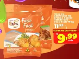 Rede uniforça Coxa ou Sobrecoxa de Frango Regina Temperada Faça Fácil oferta