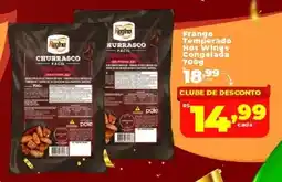 Rede uniforça Frango Temperado Hot Wings Congelada oferta