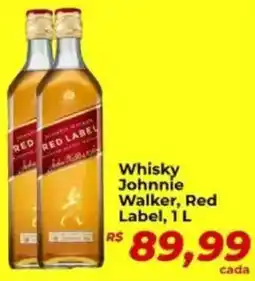 Supermercados Bretas Whisky Johnnie Walker, Red Label, oferta