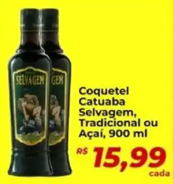 Supermercados Bretas Coquetel Catuaba Selvagem, Tradicional ou Açaí, oferta