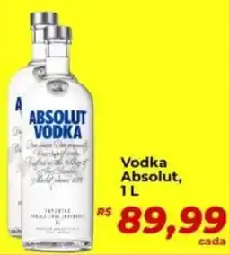 Supermercados Bretas Vodka Absolut, oferta