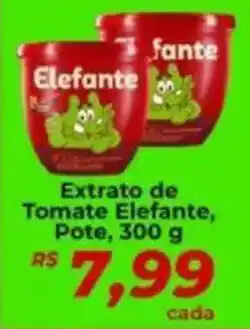 Supermercados Bretas Extrato de Tomate Elefante, Pote, oferta