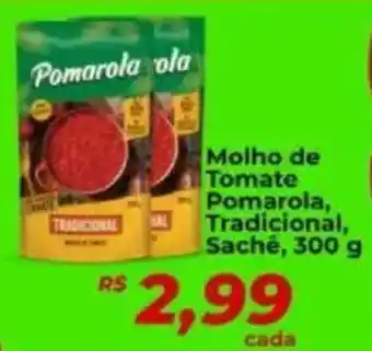 Supermercados Bretas Molho de Tomate Pomarola, Tradicional, Sache, oferta