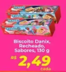 Supermercados Bretas Biscoito Danix, Recheado Sabores oferta