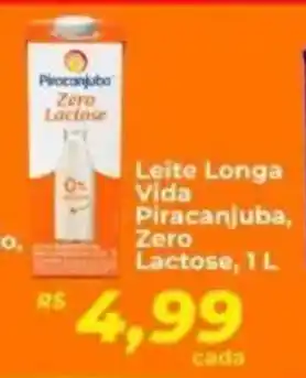 Supermercados Bretas Leite Longa Vida Piroconjubo Zero Lactose oferta