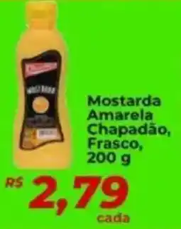 Supermercados Bretas Mostarda Amarela Chapadão, Frasco, oferta