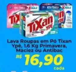 Supermercados Bretas Lava Roupas em Pó Tixan Ypė,  Primavera, Maciez ou Antibac oferta