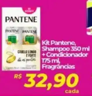 Supermercados Bretas Kit Pantene, Shampoo + Condicionador Fragrâncias oferta