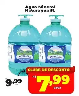 Rede uniforça Água Mineral Naturágua oferta