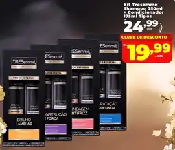 Rede uniforça Kit Tresemmé Shampoo + Condicionador  Tipos oferta