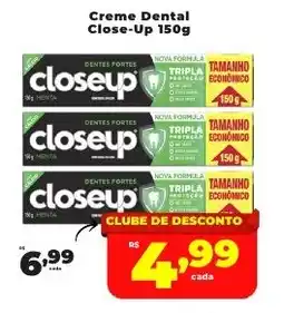 Rede uniforça Creme Dental Close-Up oferta