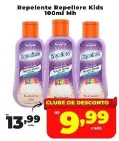 Rede uniforça Repelente Repellere Kids oferta