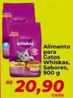 Supermercados Bretas Alimento para Gatos Whiskas, Sabores oferta