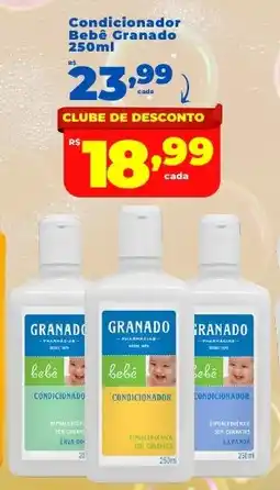 Rede uniforça Condicionador Bebê Granado oferta