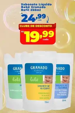 Rede uniforça Sabonete Líquido Bebê Granado Refil oferta