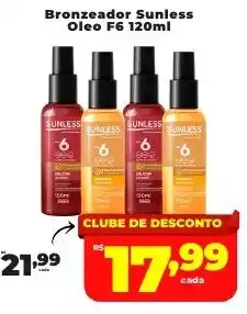 Rede uniforça Bronzeador Sunless Oleo F6 oferta