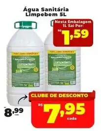 Rede uniforça Água Sanitária Limpebem oferta