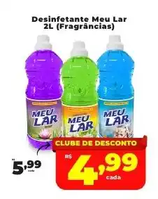 Rede uniforça Desinfetante Meu Lar (Fragrâncias) oferta