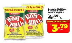 Rede uniforça Esponja Multiuso Bombril Pacote oferta