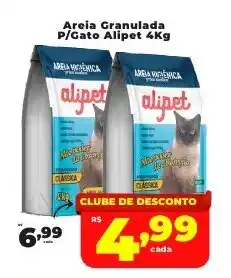 Rede uniforça Areia Granulada P/Gato Alipet oferta