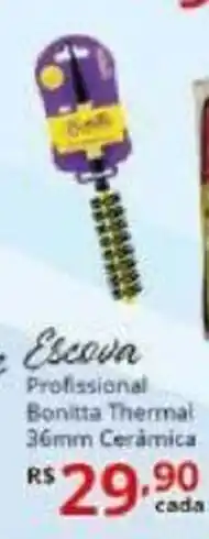 Escova Profissional Bonitta Thermal 36mm Ceramica
