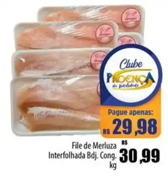 Proença Supermercados File de Merluza Interfolhada Bdj. Cong. oferta