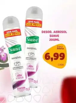 Bergamais Supermercados Desod. aerosol suave oferta