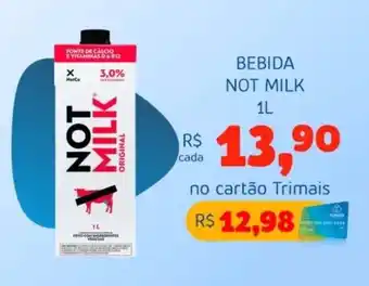 Bergamais Supermercados Bebida not milk oferta