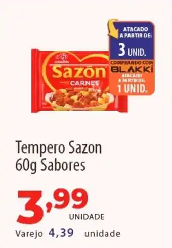 Akki Atacadista Tempero Sazon  Sabores oferta