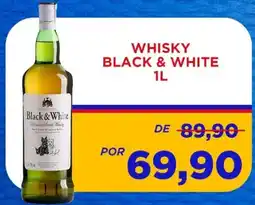 Vencedor Atacadista Whisky black & white oferta