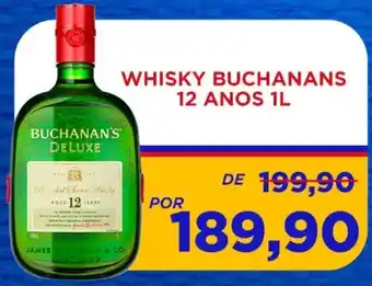 Vencedor Atacadista Whisky buchanans 12 anos oferta