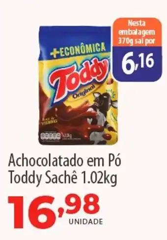 Akki Atacadista Achocolatado em Pó Toddy Sachê oferta