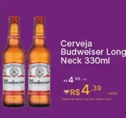 Super Lagoa Cerveja Budweiser Long Neck oferta