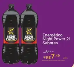 Super Lagoa Energético Night Power 21 Sabores oferta