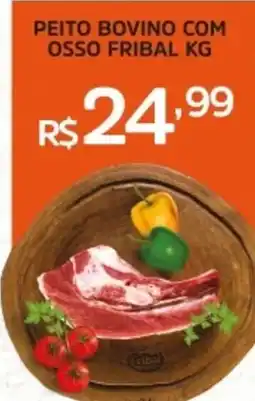 Pinheiro Supermercado Peito bovino com osso fribal oferta