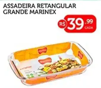 CenterBox Assadeira retangular grande marinex oferta