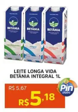 Pinheiro Supermercado Leite longa vida betânia integral oferta