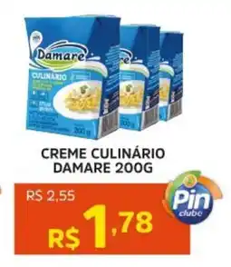 Pinheiro Supermercado Creme culinário damare oferta