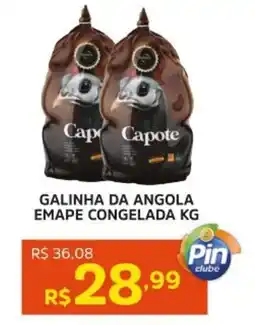 Pinheiro Supermercado Galinha da angola emape congelada oferta