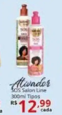 Ativador SOS Salon Line 300ml tipos