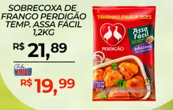 Rede Krill Sobrecoxa de frango perdigão temp.assa fácil oferta