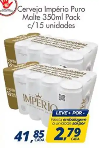 Delta Supermercados Cerveja Império Puro Malte oferta